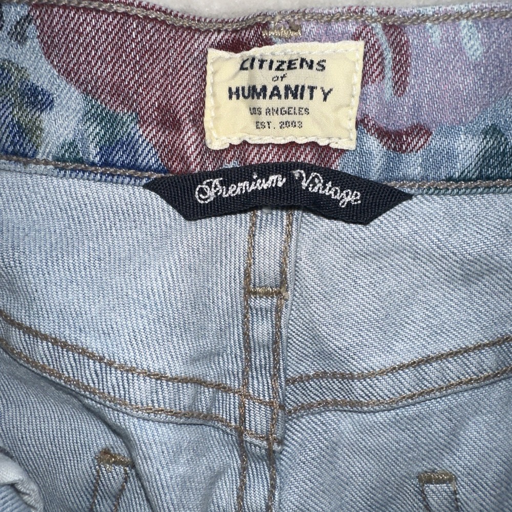 Citizens of Humanity Women's Premium‎ Vintage Olivia Crop High Rise Slim Size 28 - Picture 7 of 10